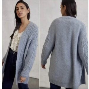 Anthropologie Nuria
Cable Knit Oversized
Textured Cardigan